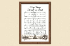 Christmas Carol Sheet Music, Christmas Sheet Music Printable Product Image 1
