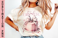 Coquette Pink Bow, Girly Png, BUNDLE Sublimation Design. Product Image 19