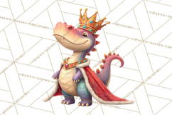 Dinosaur Princess Ball Clipart PNG, Baby Dinos Gowns &amp; Tux Product Image 3