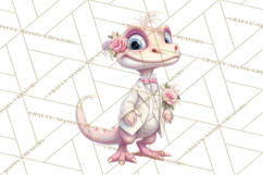 Dinosaur Princess Ball Clipart PNG, Baby Dinos Gowns &amp; Tux Product Image 2