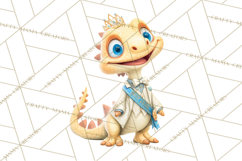 Dinosaur Princess Ball Clipart PNG, Baby Dinos Gowns &amp; Tux Product Image 4