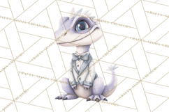 Dinosaur Princess Ball Clipart PNG, Baby Dinos Gowns &amp; Tux Product Image 4