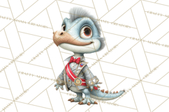 Dinosaur Princess Ball Clipart PNG, Baby Dinos Gowns &amp; Tux Product Image 5