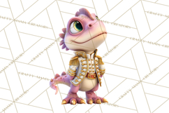 Dinosaur Princess Ball Clipart PNG, Baby Dinos Gowns &amp; Tux Product Image 2