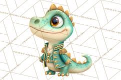 Dinosaur Princess Ball Clipart PNG, Baby Dinos Gowns &amp; Tux Product Image 4