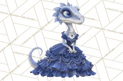 Dinosaur Princess Ball Clipart PNG, Baby Dinos Gowns &amp; Tux Product Image 3