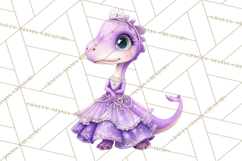 Dinosaur Princess Ball Clipart PNG, Baby Dinos Gowns &amp; Tux Product Image 2