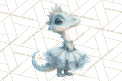 Dinosaur Princess Ball Clipart PNG, Baby Dinos Gowns &amp; Tux Product Image 3