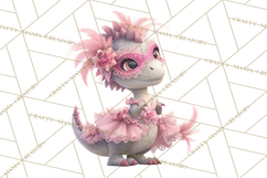 Dinosaur Princess Ball Clipart PNG, Baby Dinos Gowns &amp; Tux Product Image 4