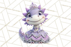 Dinosaur Princess Ball Clipart PNG, Baby Dinos Gowns &amp; Tux Product Image 5