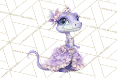 Dinosaur Princess Ball Clipart PNG, Baby Dinos Gowns &amp; Tux Product Image 2