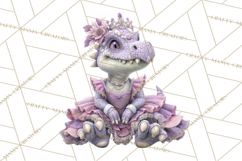 Dinosaur Princess Ball Clipart PNG, Baby Dinos Gowns &amp; Tux Product Image 2