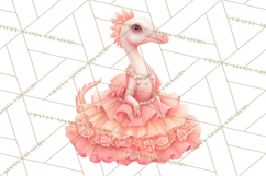 Dinosaur Princess Ball Clipart PNG, Baby Dinos Gowns &amp; Tux Product Image 4