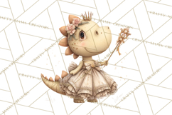 Dinosaur Princess Ball Clipart PNG, Baby Dinos Gowns &amp; Tux Product Image 2