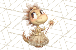 Dinosaur Princess Ball Clipart PNG, Baby Dinos Gowns &amp; Tux Product Image 3
