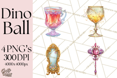 Dinosaur Princess Ball Clipart PNG, Baby Dinos Gowns &amp; Tux Product Image 1