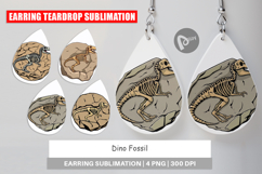 Earring Dino Fossil Product Image 1