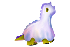 Halloween Ghost Dinosaur Clipart Set Hand-Drawn Product Image 2