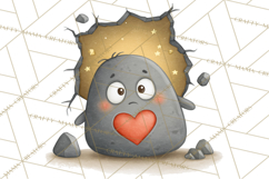 Dino-Mite Clipart PNG, Cute Baby Dinosaur Valentine Clip Art Product Image 3