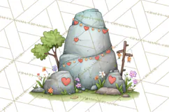 Dino-Mite Clipart PNG, Cute Baby Dinosaur Valentine Clip Art Product Image 4