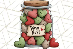 Dino-Mite Clipart PNG, Cute Baby Dinosaur Valentine Clip Art Product Image 2