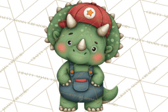 Dino-Mite Clipart PNG, Cute Baby Dinosaur Valentine Clip Art Product Image 3