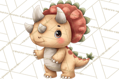 Dino-Mite Clipart PNG, Cute Baby Dinosaur Valentine Clip Art Product Image 4