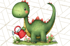 Dino-Mite Clipart PNG, Cute Baby Dinosaur Valentine Clip Art Product Image 2
