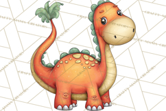 Dino-Mite Clipart PNG, Cute Baby Dinosaur Valentine Clip Art Product Image 4