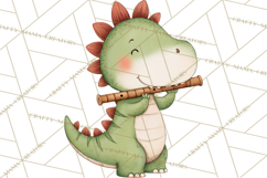 Dino-Mite Clipart PNG, Cute Baby Dinosaur Valentine Clip Art Product Image 3