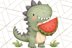 Dino-Mite Clipart PNG, Cute Baby Dinosaur Valentine Clip Art Product Image 5