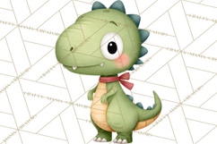 Dino-Mite Clipart PNG, Cute Baby Dinosaur Valentine Clip Art Product Image 3