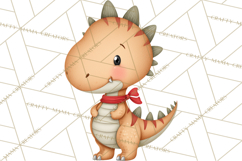 Dino-Mite Clipart PNG, Cute Baby Dinosaur Valentine Clip Art Product Image 4
