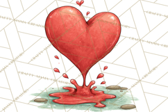 Dino-Mite Clipart PNG, Cute Baby Dinosaur Valentine Clip Art Product Image 3