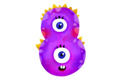 Cute Monster Numbers Clipart Product Image 9