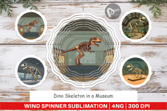 Wind Spinner Museum Dino Skeleton Product Image 1