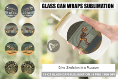Glass Can Museum Dino Skeleton Product Image 1