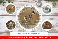 Wind Spinner Museum Dino Skeleton Product Image 1