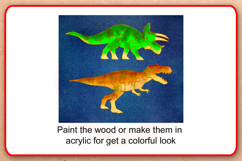 Laser cut files SVG Dinosaur puzzle template Product Image 4