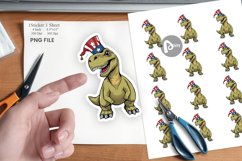 Dinosaur Patriotic Sticker Product Image 1