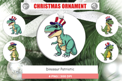Ornament Dinosaur Patriotic Product Image 1