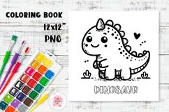 Dinosaur Coloring Pages, Printable A Letter Coloring Book, Animal Colouring Pages PNG