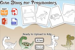 Dinosaur coloring book for Kids - Dinosaur coloring Pages Product Image 1