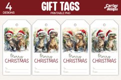 dinosaur gift tags
