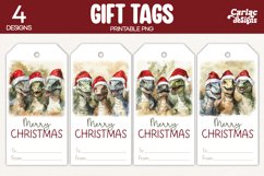dinosaur gift tags
