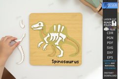Dinosaur Skeleton Puzzles Laser Cut Bundle | Montessori Toys Product Image 12