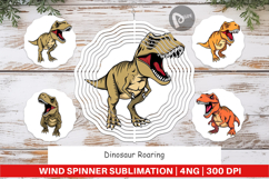 Wind Spinner Roaring Dinosaur Product Image 1