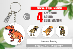 Keychain Roaring Dinosaur Product Image 1