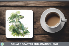 GorgeousDinosaur Sketch Square Coaster design.