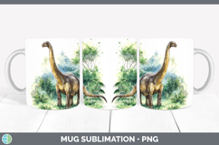 GorgeousDinosaur Sketch Mug Wrap design.